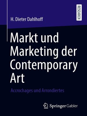 cover image of Markt und Marketing der Contemporary Art